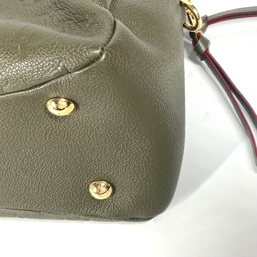 LOUIS VUITTON M43669 モノグラムアンプラント ポンテュPM カバン 肩掛け ショルダーバッグ モノグラムアンプラントレザー レディース カーキファンゴ カーキ