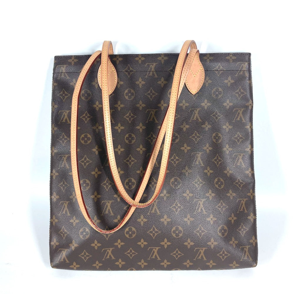 LOUIS VUITTON M45199 モノグラム キャリーイット カバン 肩掛け トートバッグ 縦型 ショルダーバッグ モノグラムキャンバス レディース ブラウン