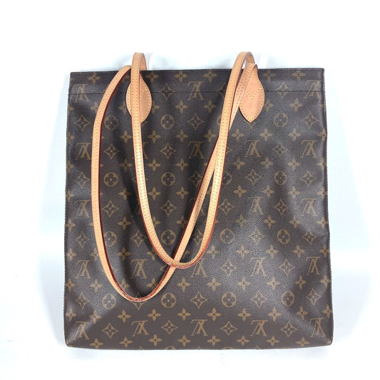 LOUIS VUITTON M45199 モノグラム キャリーイット カバン 肩掛け トートバッグ 縦型 ショルダーバッグ モノグラムキャンバス レディース ブラウン