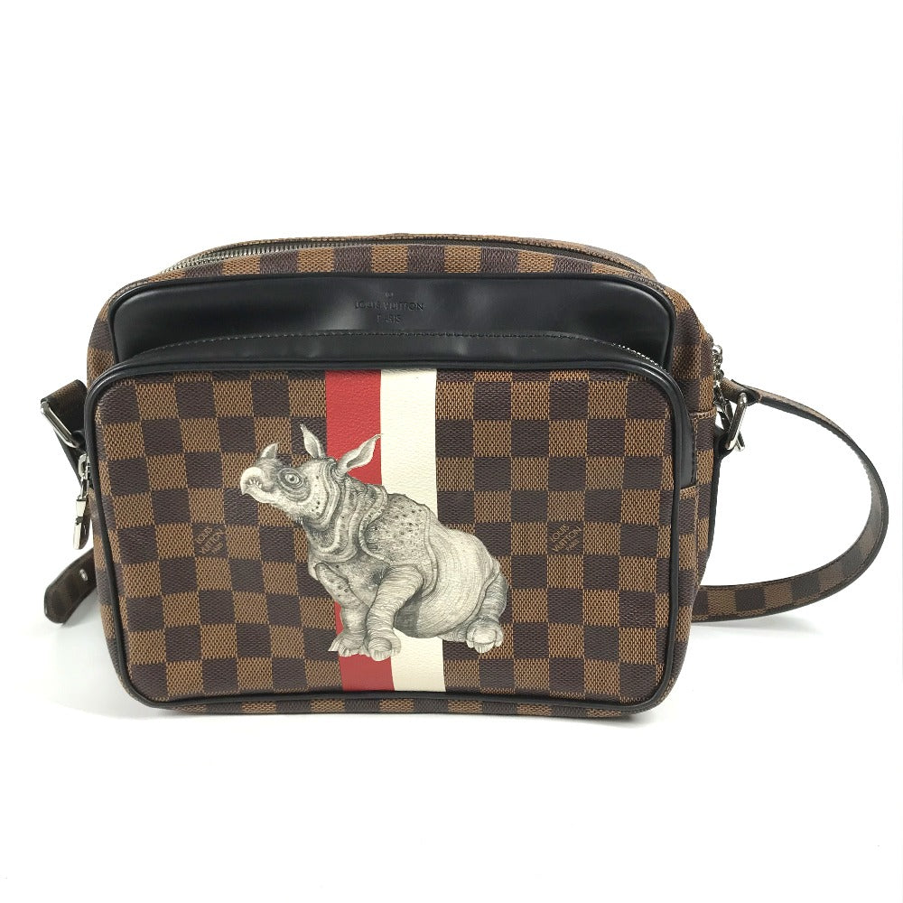 LOUIS VUITTON N42704 ダミエ ディノス・チャップマン ナイルPM カバン 肩掛け ショルダーバッグ ダミエキャンバス ユニセックス エベヌ ブラウン