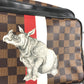 LOUIS VUITTON N42704 ダミエ ディノス・チャップマン ナイルPM カバン 肩掛け ショルダーバッグ ダミエキャンバス ユニセックス エベヌ ブラウン