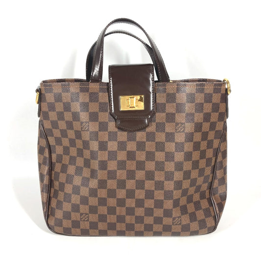 LOUIS VUITTON N41177 ダミエ カバ・ローズベリー ハンドバッグ カバン トートバッグ ダミエキャンバス レディース エベヌ ブラウン