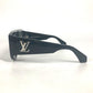 LOUIS VUITTON Z1247E LVイニシャル シェルビー ティアドロップ アイウェア 眼鏡 メガネ サングラス プラスチック メンズ ブラック