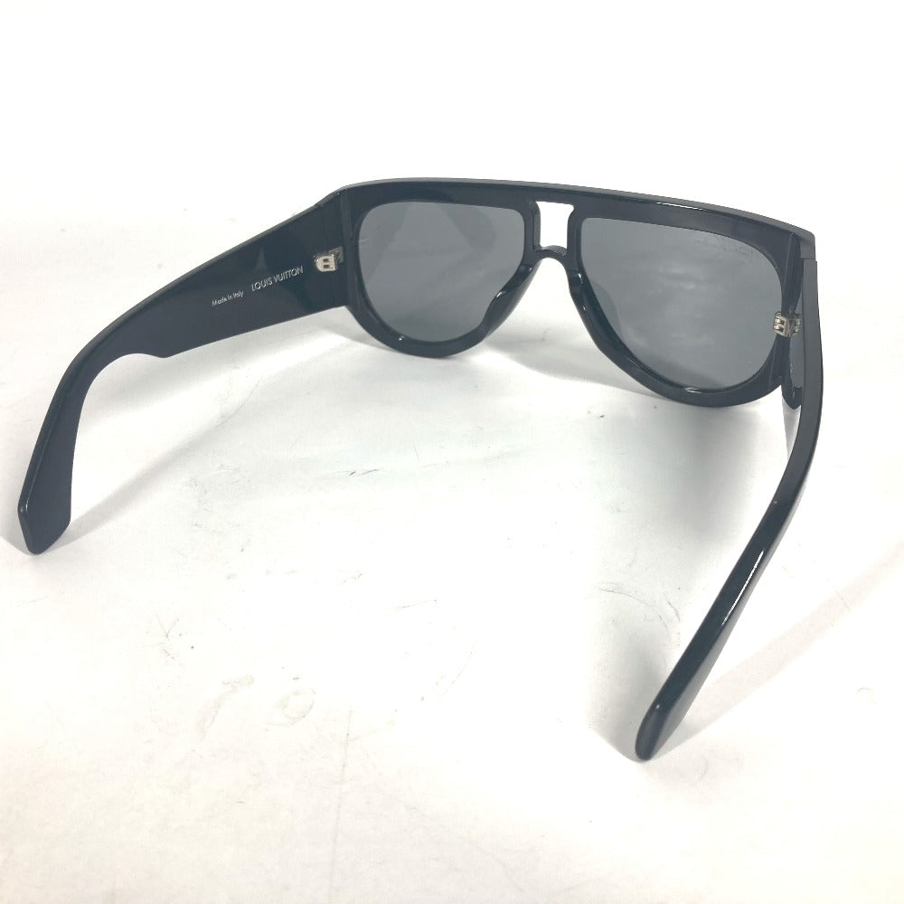 LOUIS VUITTON Z1247E LVイニシャル シェルビー ティアドロップ アイウェア 眼鏡 メガネ サングラス プラスチック メンズ ブラック