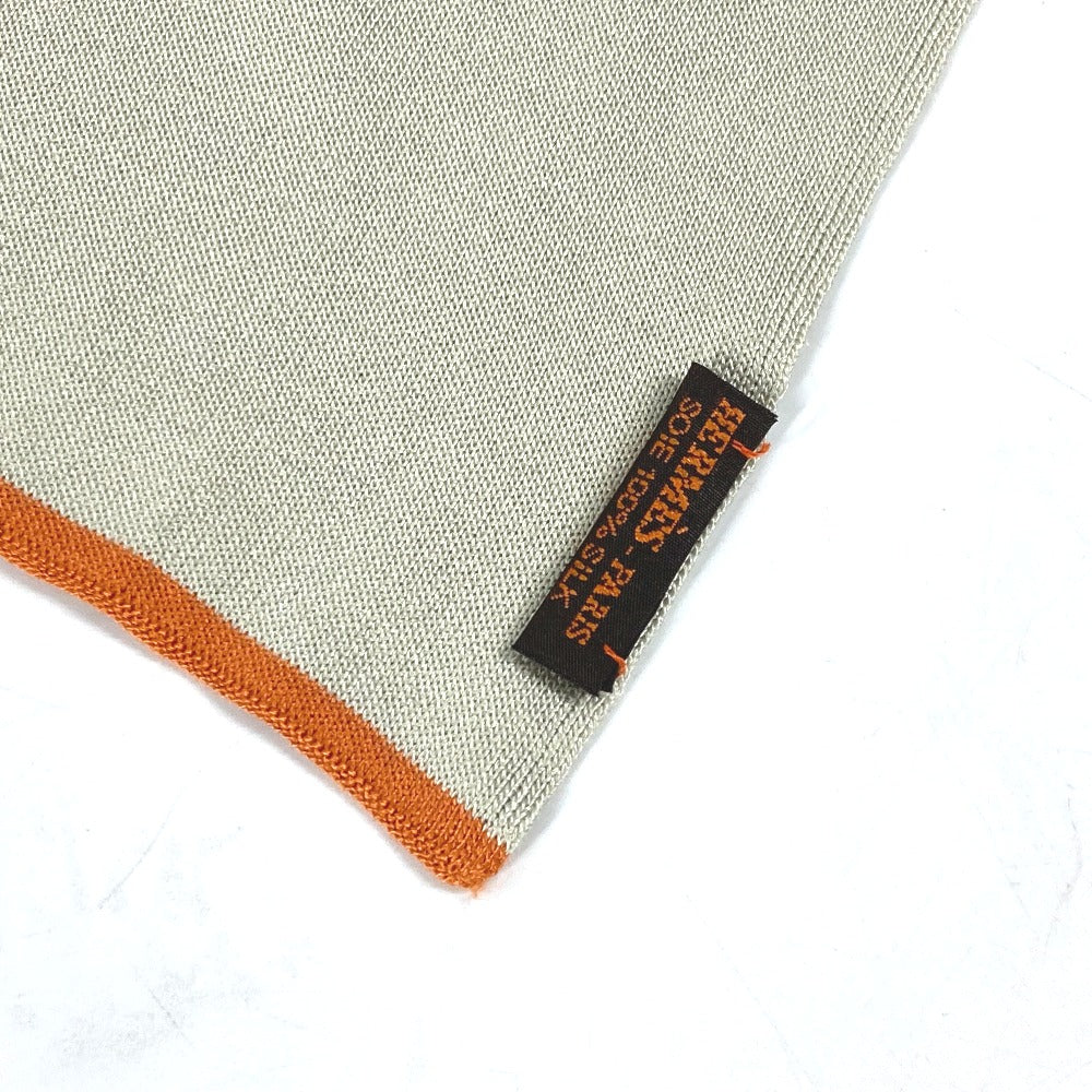 HERMES バイカラー ショール ストール マフラー シルク レディース ライトグリーン系 - brandshop-reference