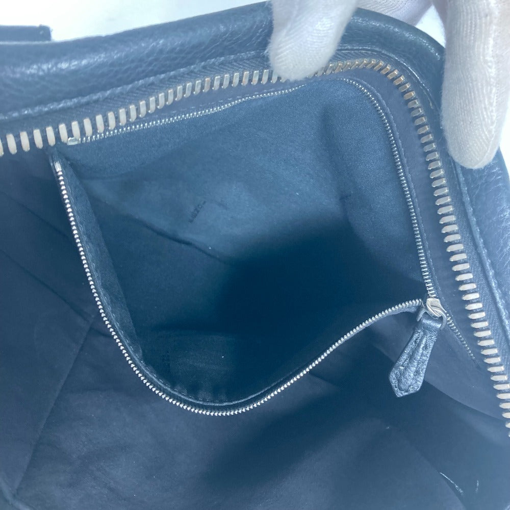 FENDI 7VA407 メッセンジャーバッグ セレリア 斜め掛け ショルダーバッグ レザー メンズ ブラック - brandshop-reference