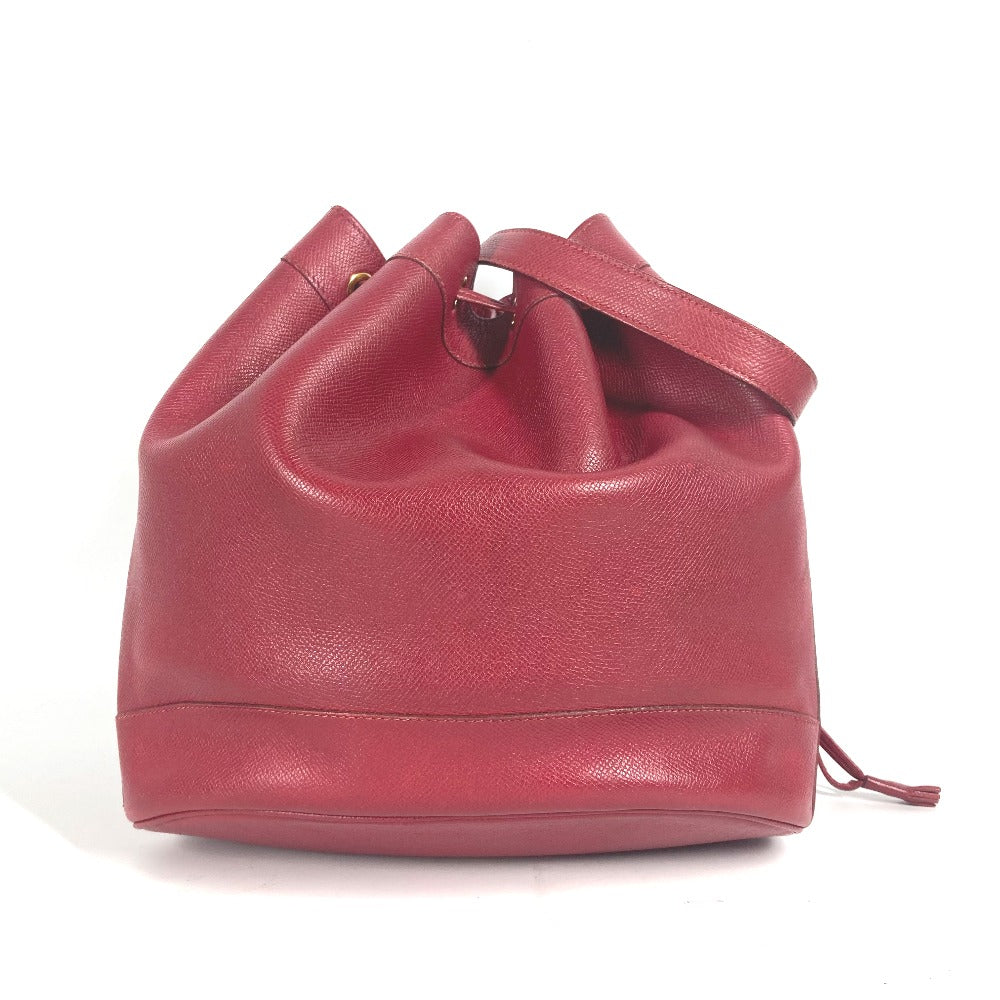 HERMES 斜め掛け マーケットGM カバン 巾着バッグ ショルダーバッグ クシュベル レディース レッド - brandshop-reference