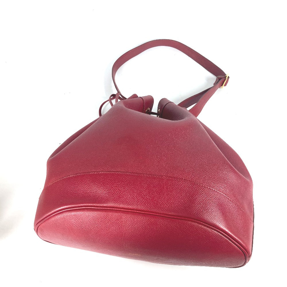 HERMES 斜め掛け マーケットGM カバン 巾着バッグ ショルダーバッグ クシュベル レディース レッド - brandshop-reference