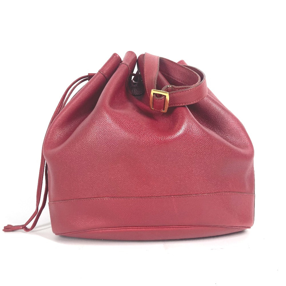 HERMES 斜め掛け マーケットGM カバン 巾着バッグ ショルダーバッグ クシュベル レディース レッド - brandshop-reference