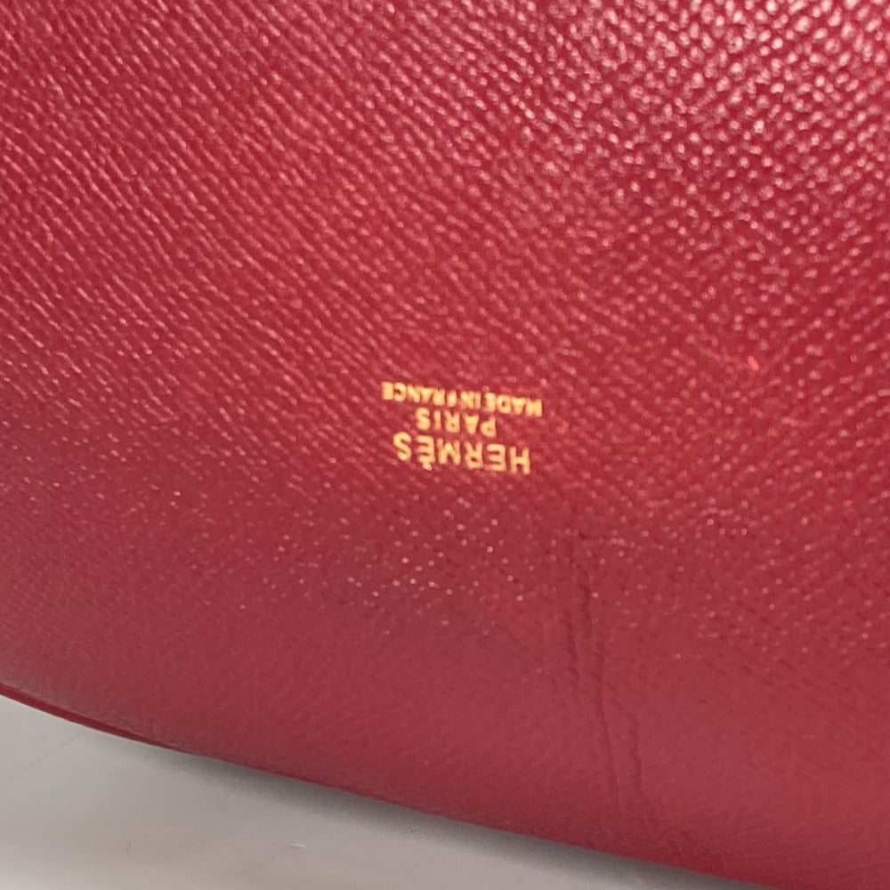 HERMES 斜め掛け マーケットGM カバン 巾着バッグ ショルダーバッグ クシュベル レディース レッド - brandshop-reference