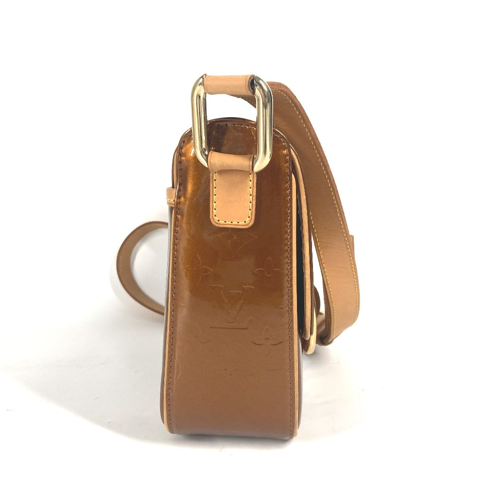 LOUIS VUITTON M91107 モノグラムヴェルニ クリスティGM カバン 斜め掛け ポシェット ショルダーバッグ モノグラムヴェルニキャンバス レディース ブロンズ ブラウン - brandshop-reference