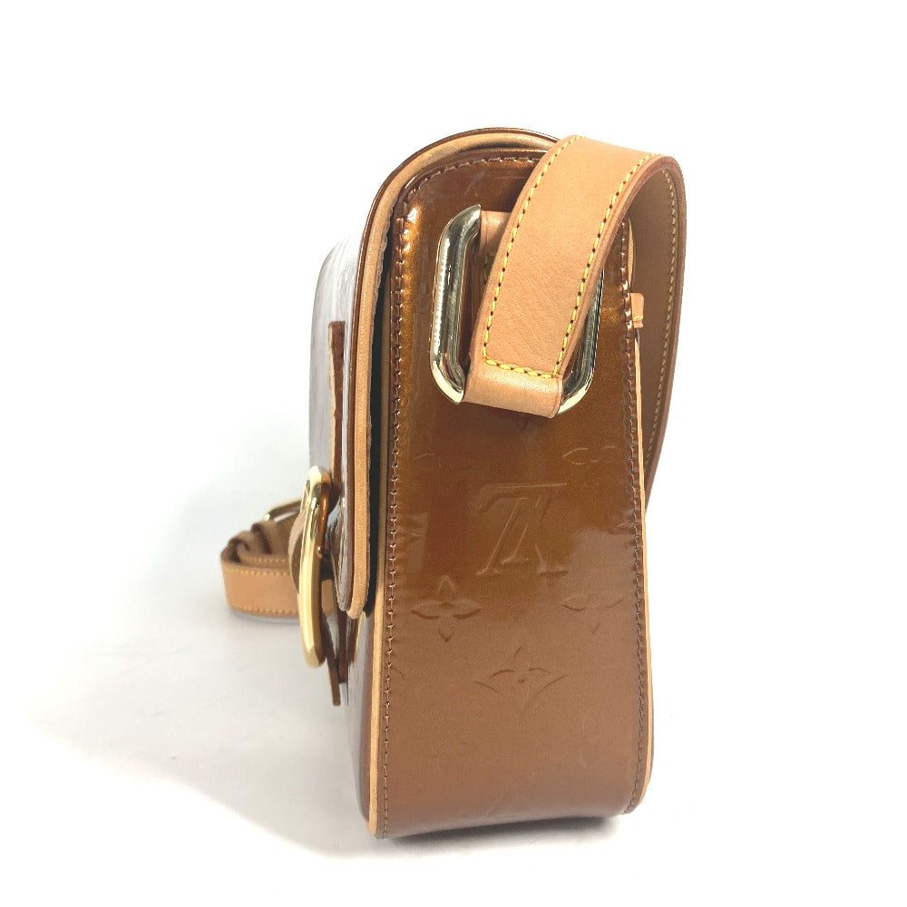 LOUIS VUITTON M91107 モノグラムヴェルニ クリスティGM カバン 斜め掛け ポシェット ショルダーバッグ モノグラムヴェルニキャンバス レディース ブロンズ ブラウン - brandshop-reference