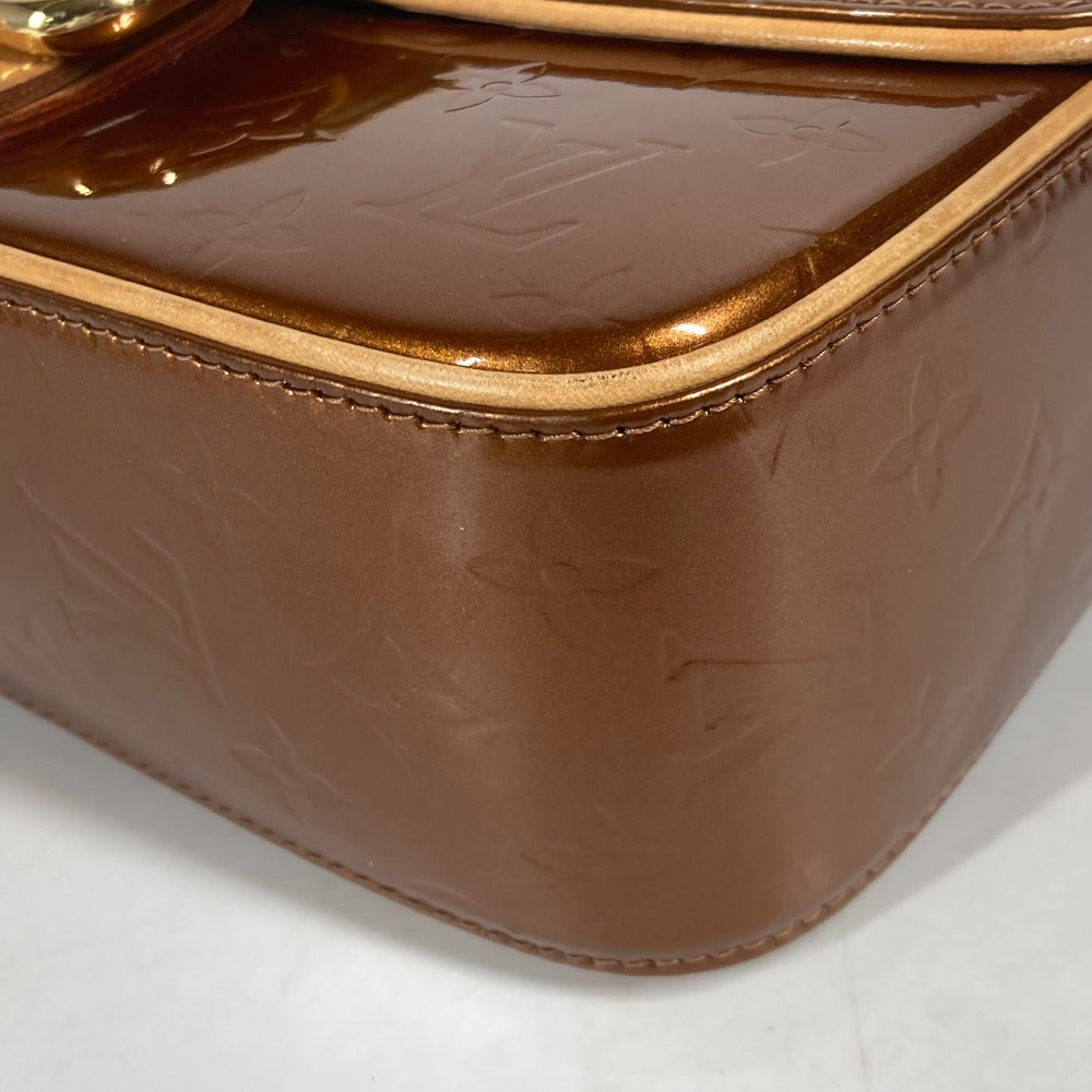 LOUIS VUITTON M91107 モノグラムヴェルニ クリスティGM カバン 斜め掛け ポシェット ショルダーバッグ モノグラムヴェルニキャンバス レディース ブロンズ ブラウン - brandshop-reference