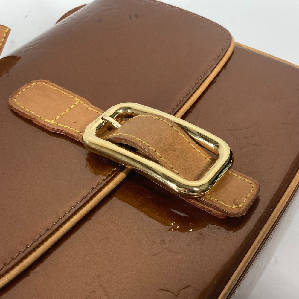 LOUIS VUITTON M91107 モノグラムヴェルニ クリスティGM カバン 斜め掛け ポシェット ショルダーバッグ モノグラムヴェルニキャンバス レディース ブロンズ ブラウン - brandshop-reference