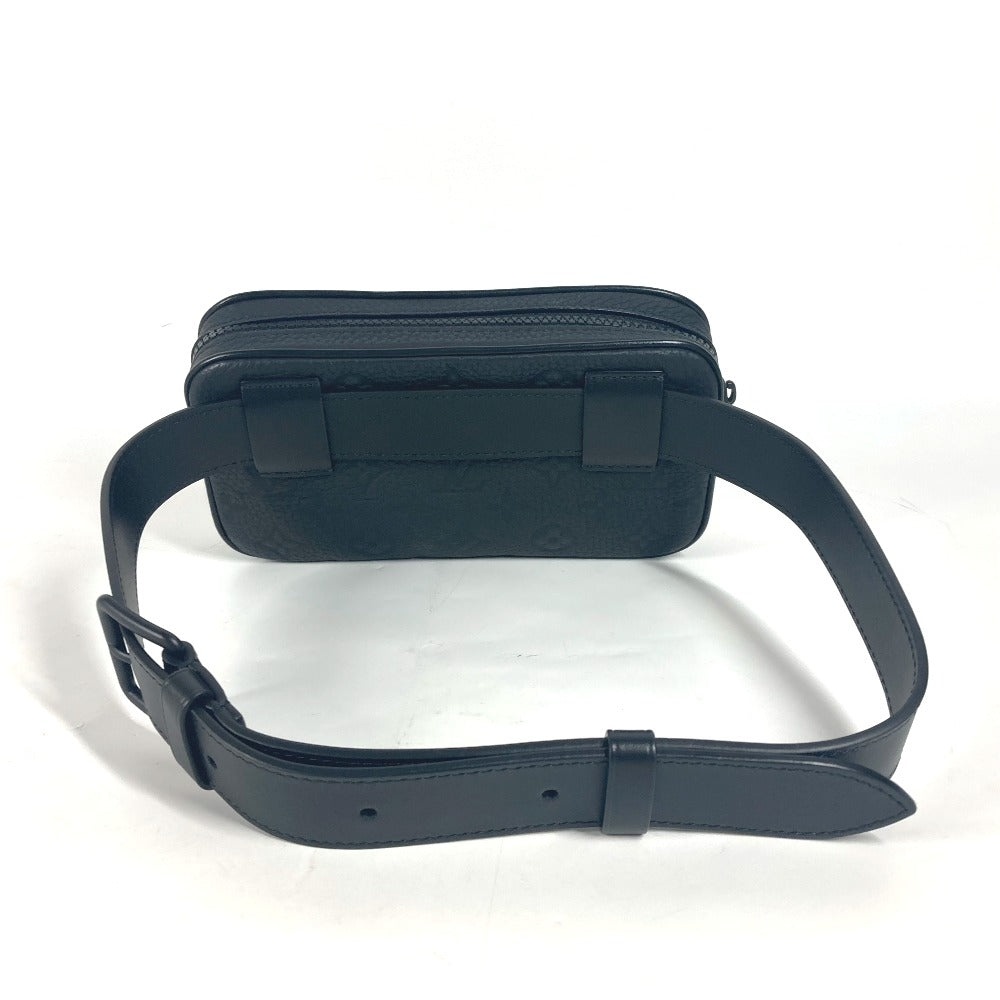 LOUIS VUITTON M53550 ボディバッグ カバン ポシェット ヴォルガ クラッチバッグ カバン チェーン ウエストバッグ レザー メンズ ブラック - brandshop-reference