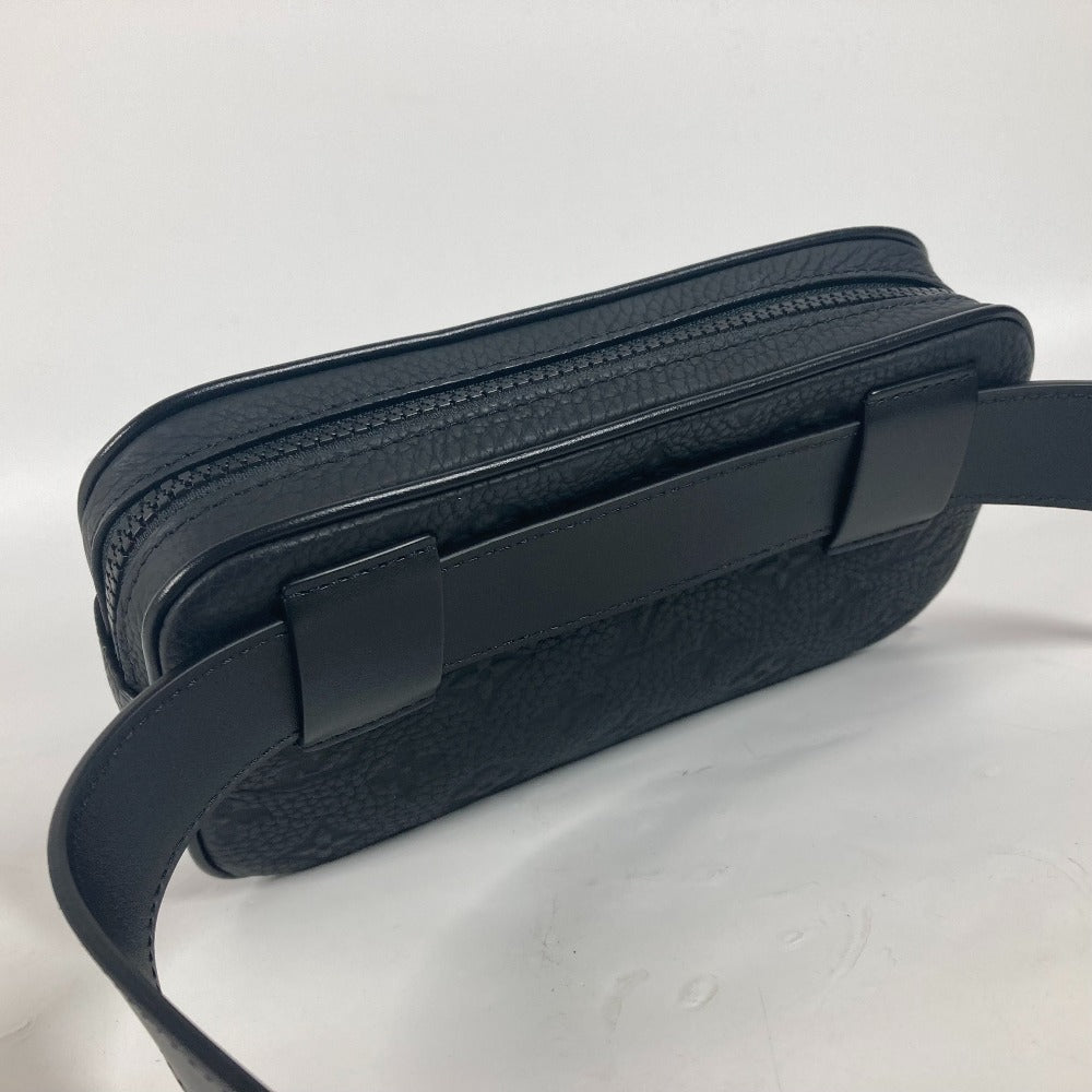 LOUIS VUITTON M53550 ボディバッグ カバン ポシェット ヴォルガ クラッチバッグ カバン チェーン ウエストバッグ レザー メンズ ブラック - brandshop-reference