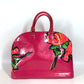 LOUIS VUITTON M93686 ヴェルニ ローズ 薔薇 スティーブンスプルース アルマ MM カバン トートバッグ ハンドバッグ パテントレザー レディース ローズポップ(ピンク) ピンク