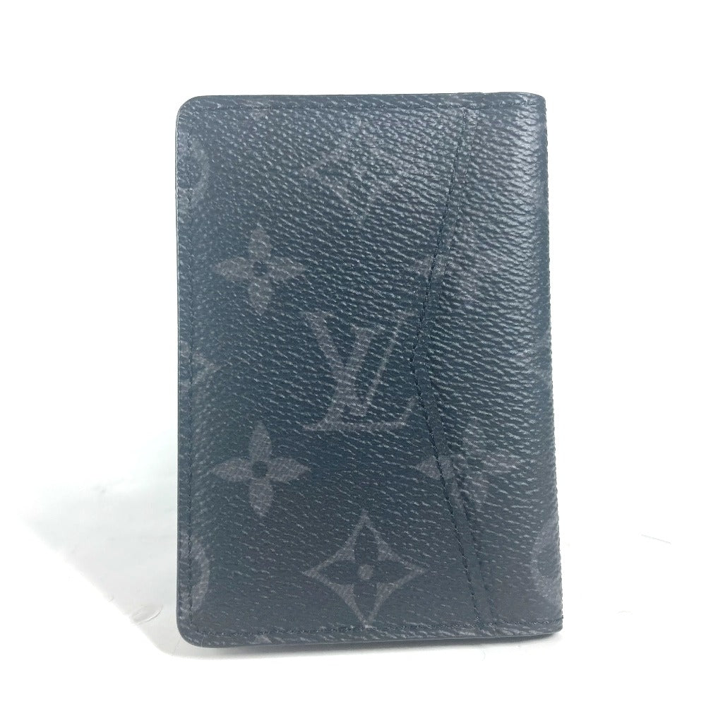 LOUIS VUITTON M61696 モノグラムエクリプス カードケース オーガナイザー・ドゥ ポッシュ 名刺入れ パスケース 2つ折り カードケース モノグラムエクリプスキャンバス ユニセックス ブラック - brandshop-reference