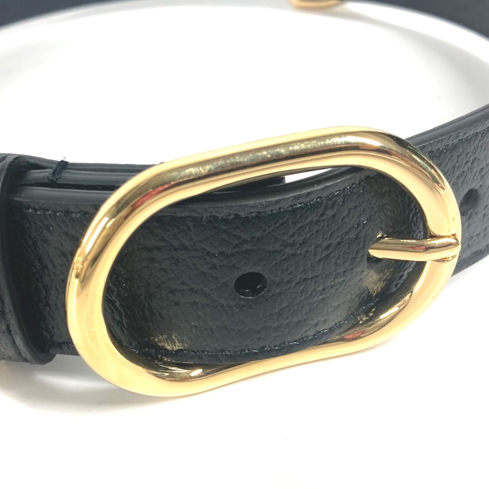 GUCCI 695256 GG ラージ/エクストララージ ペット カラー ドッグ 犬 わんちゃん アクセサリー 首輪 レザー ユニセックス ブラック - brandshop-reference