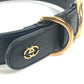 GUCCI 695256 GG ラージ/エクストララージ ペット カラー ドッグ 犬 わんちゃん アクセサリー 首輪 レザー ユニセックス ブラック - brandshop-reference