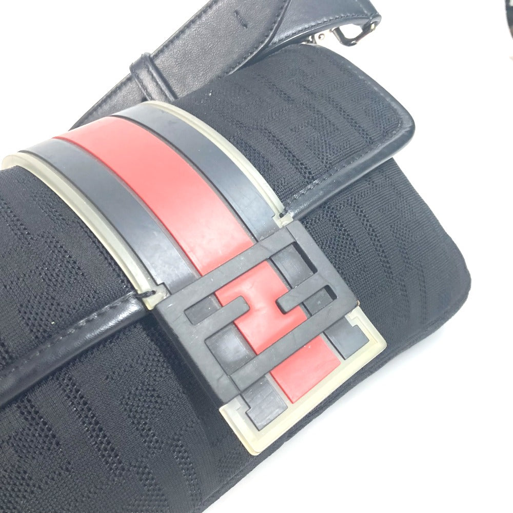 FENDI 7VA472 メッシュ マンマバケット 2WAYバッグ カバン ショルダーバッグ ショルダーバッグ メッシュ メンズ ブラック - brandshop-reference