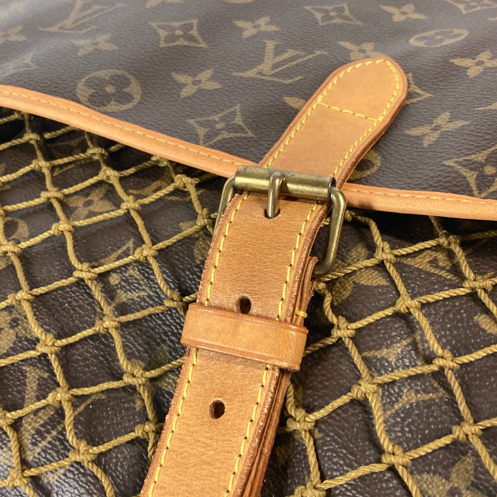 LOUIS VUITTON M40116 モノグラム コンゴMM カバン 斜め掛け メッセンジャーバッグ ポーチ付き ネット ショルダーバッグ モノグラムキャンバス ユニセックス ブラウン - brandshop-reference