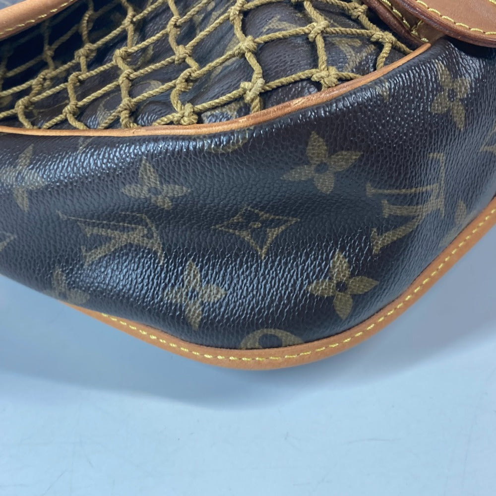 LOUIS VUITTON M40116 モノグラム コンゴMM カバン 斜め掛け メッセンジャーバッグ ポーチ付き ネット ショルダーバッグ モノグラムキャンバス ユニセックス ブラウン - brandshop-reference