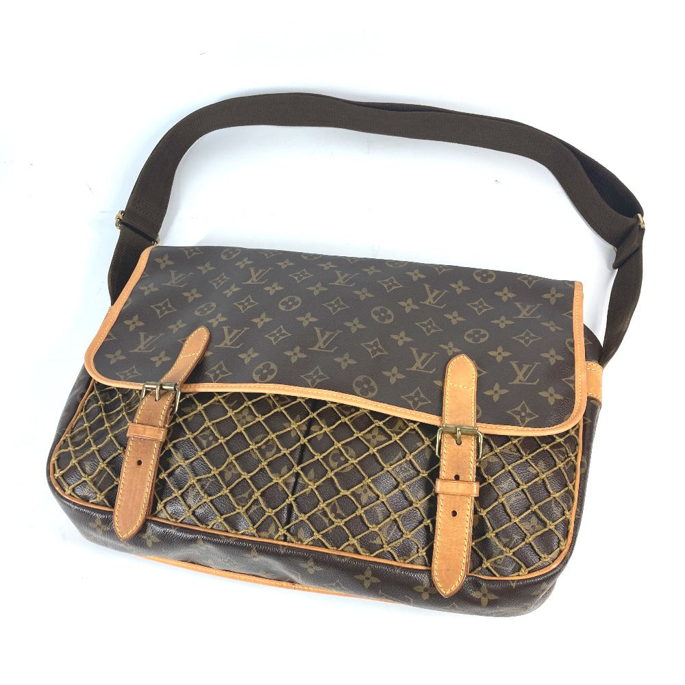 LOUIS VUITTON M40116 モノグラム コンゴMM カバン 斜め掛け メッセンジャーバッグ ポーチ付き ネット ショルダーバッグ モノグラムキャンバス ユニセックス ブラウン - brandshop-reference