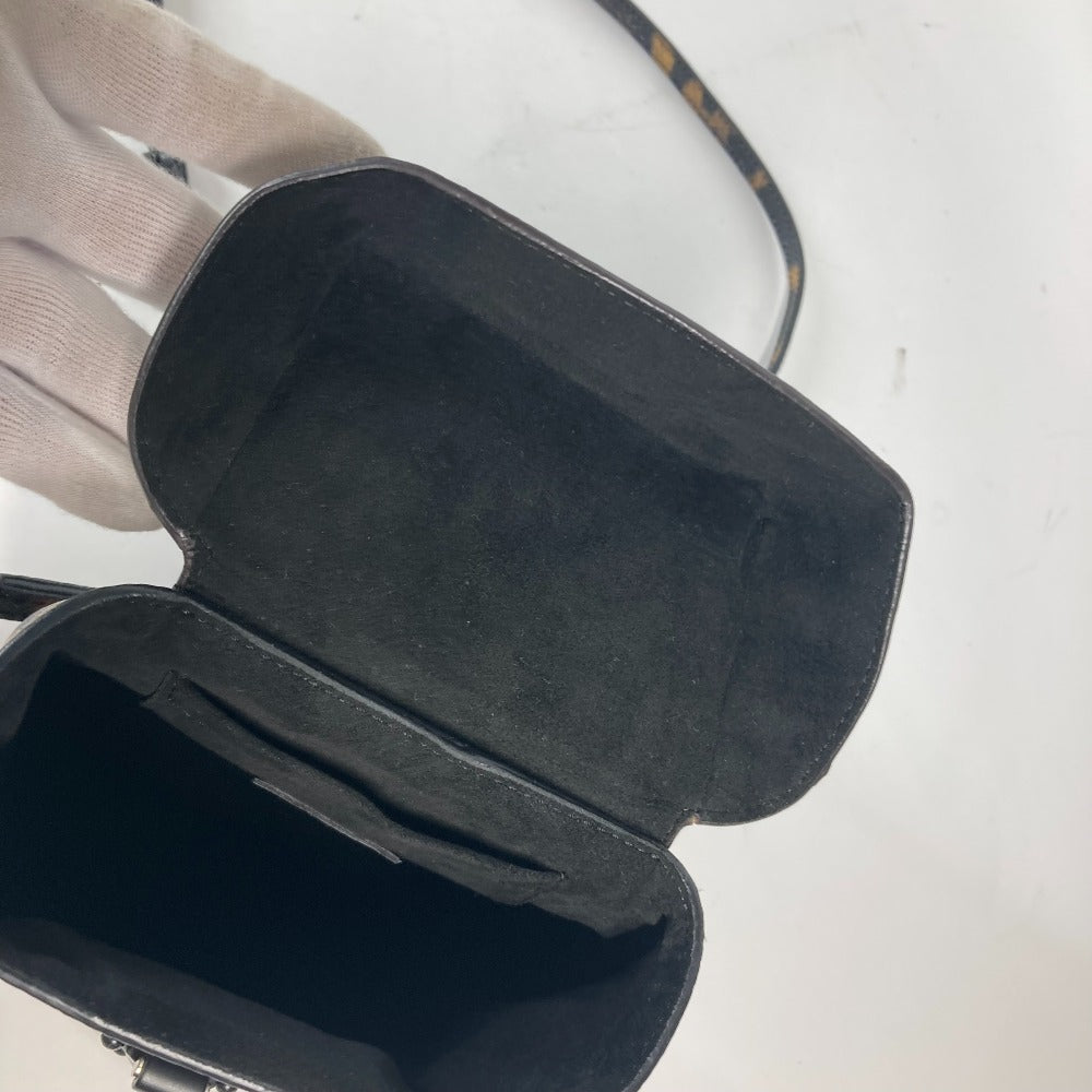 LOUIS VUITTON M43001 モノグラムリバース レオパード カメラボックス 2WAYバッグ ショルダーバッグ バニティバッグ バニティバッグ キャンバス レディース ブラウン