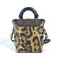 LOUIS VUITTON M43001 モノグラムリバース レオパード カメラボックス 2WAYバッグ ショルダーバッグ バニティバッグ バニティバッグ キャンバス レディース ブラウン