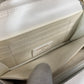 CHANEL Crossbody bag CC CC Mark Frill Chain Wallet Shoulder Bag Long Wallet Leather White/GoldHardware Used