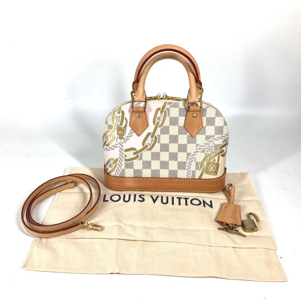 LOUIS VUITTON N40472 ダミエアズール ノーティカルコレクション アルマBB 2WAYバッグ ショルダーバッグ 斜め掛け ハンドバッグ ダミエアズールキャンバス レディース ホワイト - brandshop-reference