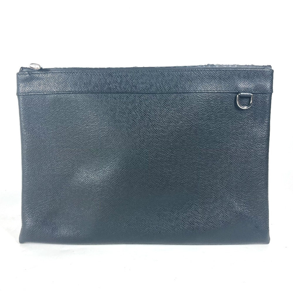 LOUIS VUITTON M30086 タイガ ポシェット アポロ ポーチ カバン セカンドバッグ クラッチバッグ タイガレザー メンズ アルドワーズ ブラック - brandshop-reference