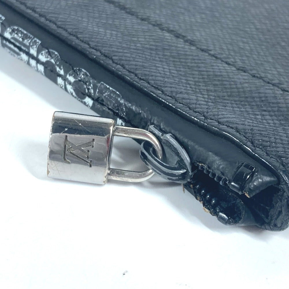 LOUIS VUITTON M30086 タイガ ポシェット アポロ ポーチ カバン セカンドバッグ クラッチバッグ タイガレザー メンズ アルドワーズ ブラック - brandshop-reference