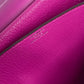HERMES Veru Bag Pouch Clutch Bag Chevre Women's Rose Purple Purple