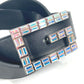 GUCCI 550106 Sequined GG Logo Crystal Trouser Belt Leather Belt Women's Black