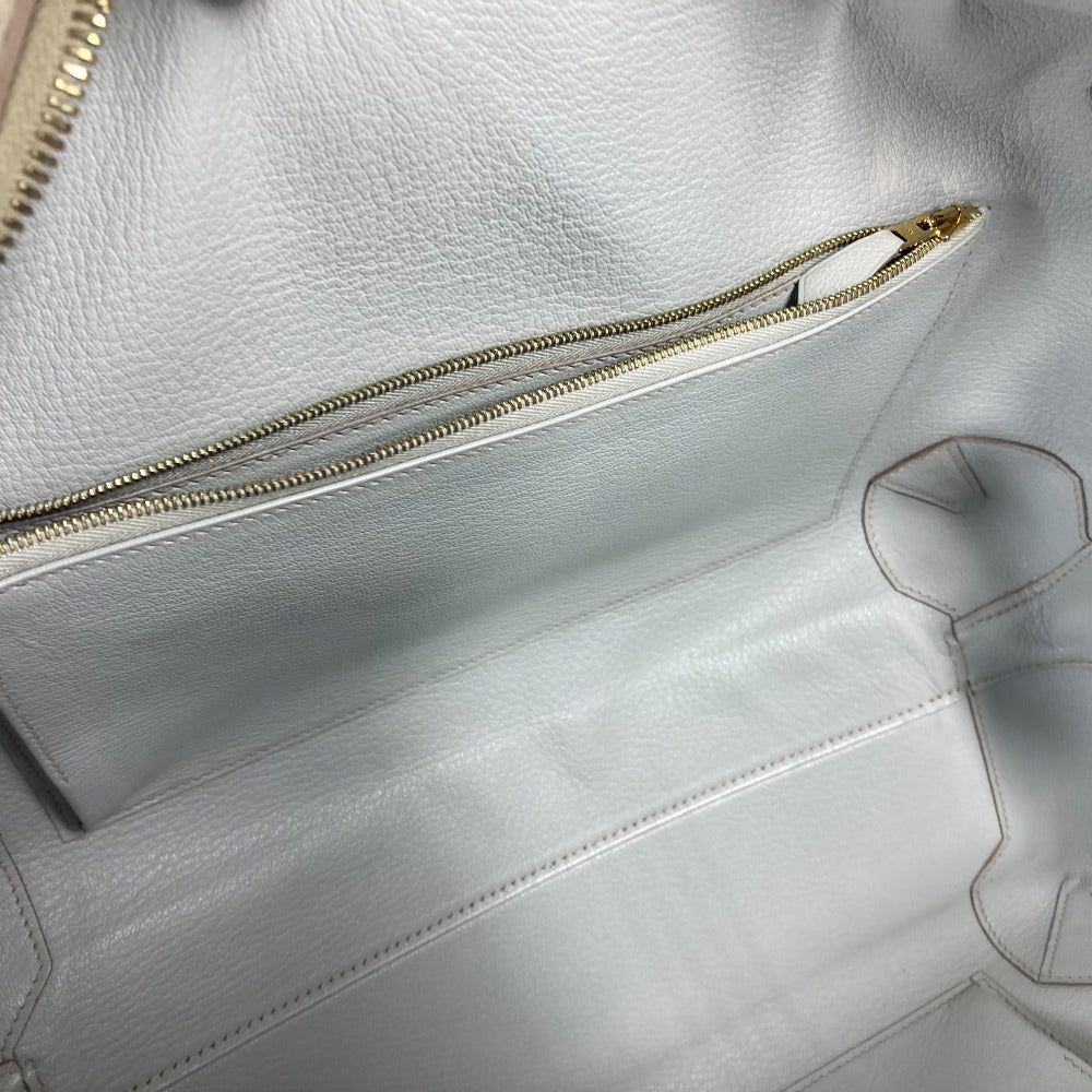 HERMES ハンドバッグ マキシボックス 36 カバン トラベルバッグ 旅行バッグ BOX ボストンバッグ シェーブル レディース グリスカイユ ベージュ