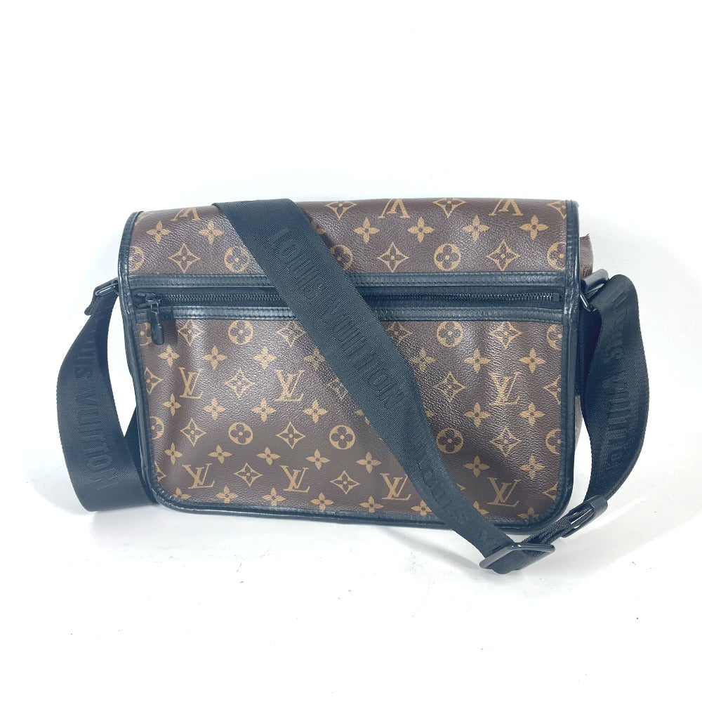 LOUIS VUITTON M46328 モノグラムマカサー アーチメッセンジャー 斜め掛け カバン フラップ ショルダーバッグ モノグラムマカサーキャンバス メンズ ブラウン