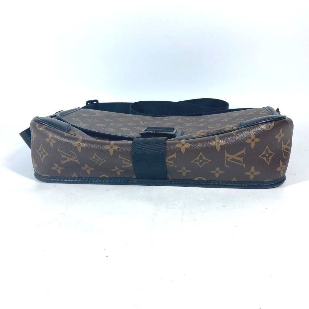 LOUIS VUITTON M46328 モノグラムマカサー アーチメッセンジャー 斜め掛け カバン フラップ ショルダーバッグ モノグラムマカサーキャンバス メンズ ブラウン