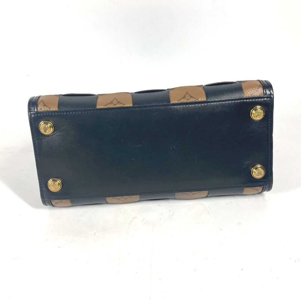 LOUIS VUITTON M53252 モノグラムリバース シティスティーマーPM 2WAYバッグ カバン 斜め掛け ハンドバッグ ショルダーバッグ レザー レディース ブラウン
