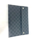 LOUIS VUITTON N60255 ダミエグラフィット アルファ トリプルポーチ カバン 3つセット 長財布 カードケース クラッチバッグ ダミエグラフィットキャンバス メンズ ブラック