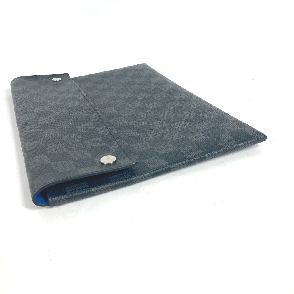 LOUIS VUITTON N60255 ダミエグラフィット アルファ トリプルポーチ カバン 3つセット 長財布 カードケース クラッチバッグ ダミエグラフィットキャンバス メンズ ブラック