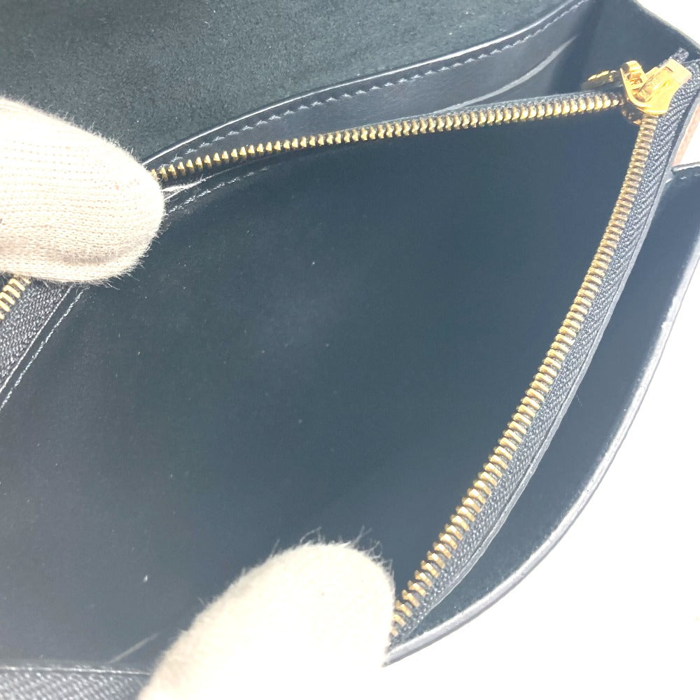 LOUIS VUITTON N60221 ダミエ ポルトフォイユ・ヴァヴァン チェーン チェーンウォレット ショルダーバッグ 斜め掛け 長財布 ダミエキャンバス レディース ノワール ブラウン