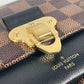 LOUIS VUITTON N60221 ダミエ ポルトフォイユ・ヴァヴァン チェーン チェーンウォレット ショルダーバッグ 斜め掛け 長財布 ダミエキャンバス レディース ノワール ブラウン
