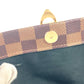 LOUIS VUITTON N60221 ダミエ ポルトフォイユ・ヴァヴァン チェーン チェーンウォレット ショルダーバッグ 斜め掛け 長財布 ダミエキャンバス レディース ノワール ブラウン