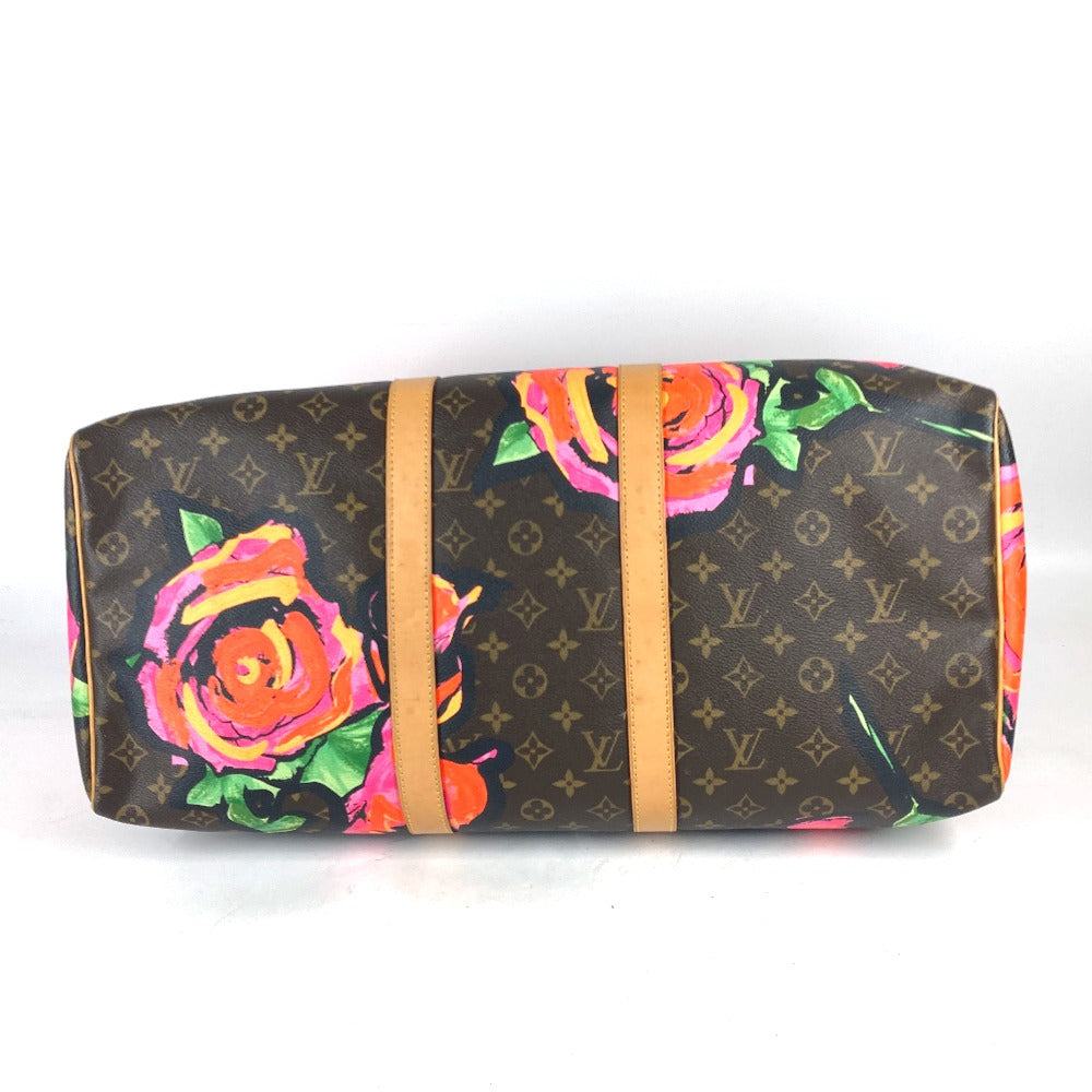 LOUIS VUITTON M48605 モノグラム・ローズ キーポル50 旅行バッグ トラベルバッグ カバン ボストンバッグ モノグラムキャンバス レディース ブラウン