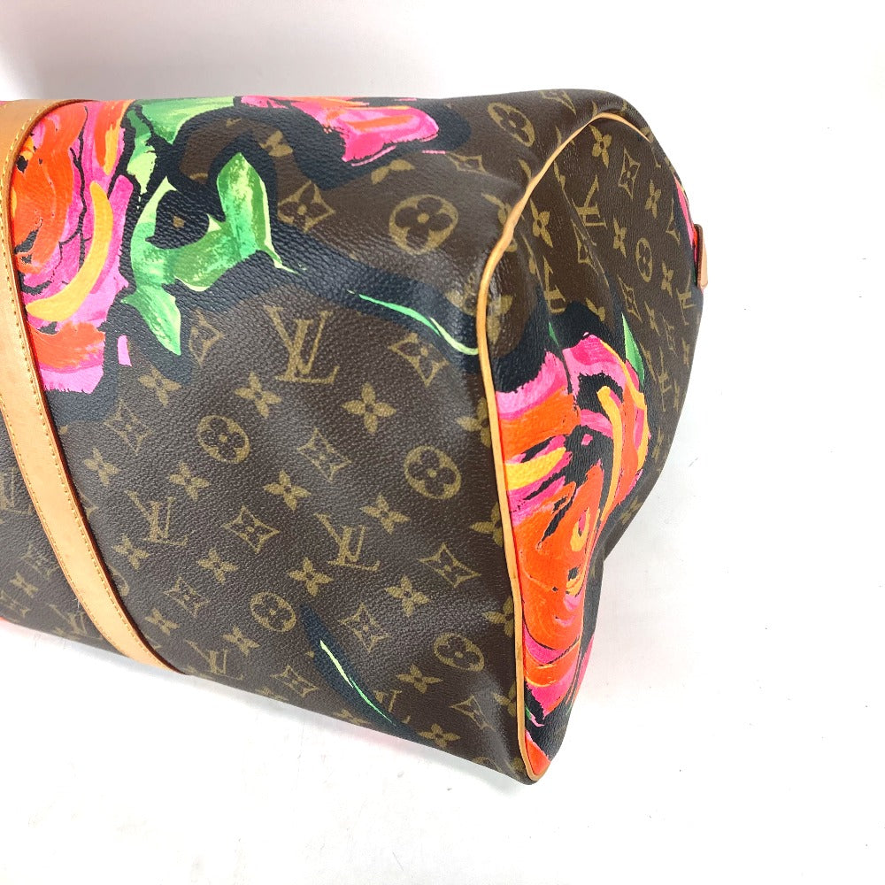LOUIS VUITTON M48605 モノグラム・ローズ キーポル50 旅行バッグ トラベルバッグ カバン ボストンバッグ モノグラムキャンバス レディース ブラウン