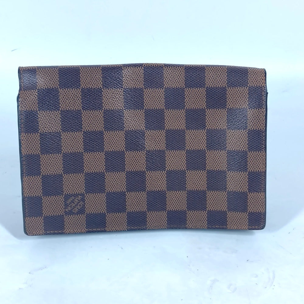 LOUIS VUITTON N60221 ダミエ ポルトフォイユ・ヴァヴァン チェーン チェーンウォレット ショルダーバッグ 斜め掛け 長財布 ダミエキャンバス レディース ノワール ブラウン
