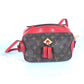 LOUIS VUITTON M43556 Monogram Saintonge Bag, Crossbody Pochette, 2-Way Handbag/Shoulder Bag, Monogram Canvas, Women's, Coquelicot Red