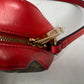 LOUIS VUITTON M43556 Monogram Saintonge Bag, Crossbody Pochette, 2-Way Handbag/Shoulder Bag, Monogram Canvas, Women's, Coquelicot Red